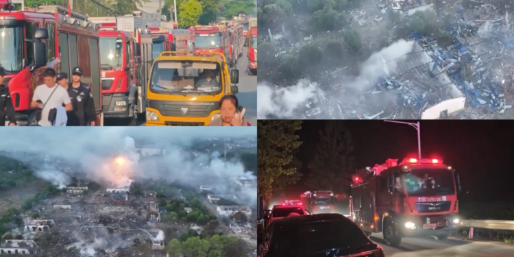 Fireworks factory blast – At least 26 killed as massive explosion rocks Liuyang
