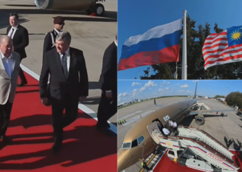 Royal 360 fit for a King! – Cutting-edge arrival video of Malaysia’s Sultan Ibrahim in Moscow