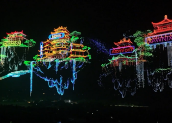 Floating masterpiece – World’s largest drone cluster turns Sichuan skies into a living digital canvas
