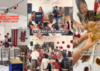 Another HDB Void Deck Wedding Goes Viral, With Singaporeans Loving The ‘Kampung-Style Vibes’