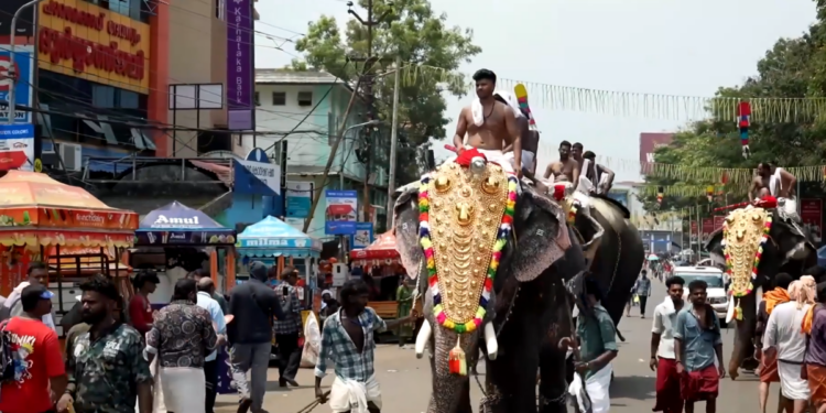 Muted celebrations – Kerala Thrissur Pooram festival scaled back after deadly blast at fireworks factory