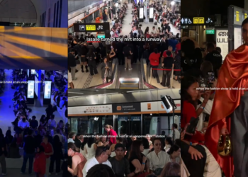Unopened Cantonment MRT Station Becomes Fashion Runway As ‘MRT Gala’ Wins Singapore Hearts