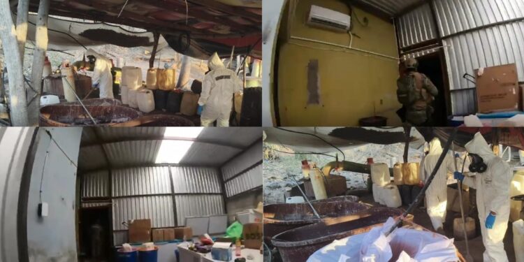 Mexico destroys five clandestine drug factories in anti-cartel crackdown