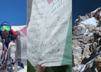 Italian Climber Reaches Everest Summit Carrying Kite with Gaza Children’s Dreams