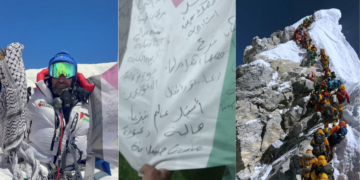 Italian Climber Reaches Everest Summit Carrying Kite with Gaza Children’s Dreams