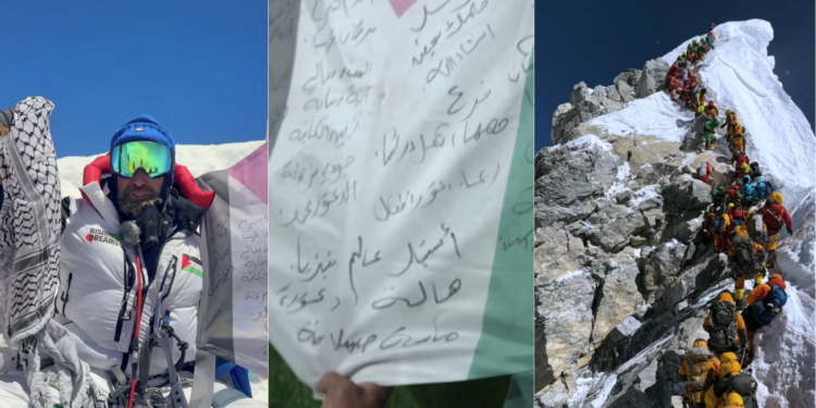 Italian Climber Reaches Everest Summit Carrying Kite with Gaza Children’s Dreams