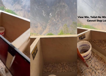 View Win, Toilet No Win: China’s Toilet Leaves Visitors Confused And Laughing Online