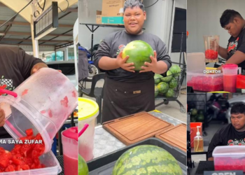Malaysian Teen With Disabilities Runs A Pay-What-You-Can Watermelon Stall, Attracting Widespread Support Through Kindness And Trust
