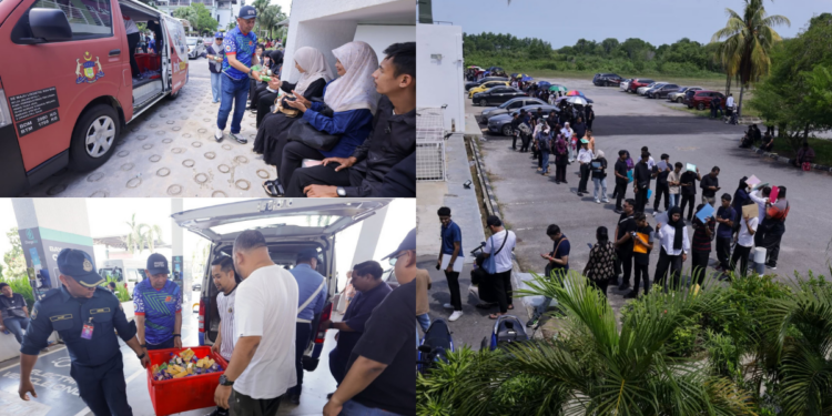Over 1,000 Job Seekers Wait for Hours Under the Sun for RM3,500 Factory Jobs in Malaysia