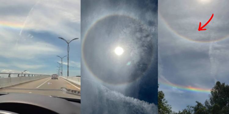 Did Sky Just Level Up? Insanely Beautiful Kelantan Sun Halo Flashes Radiant Rainbows