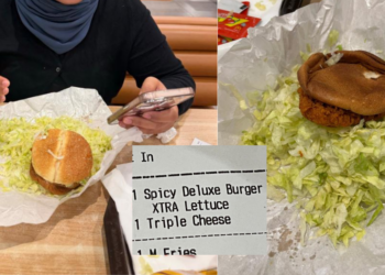 Woman Requests Extra Lettuce, Receives Burger Filled Mostly With Greens