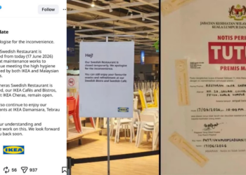 IKEA Malaysia Cheras Swedish Restaurant 14-Day Temporary Closure Following Health Department Order