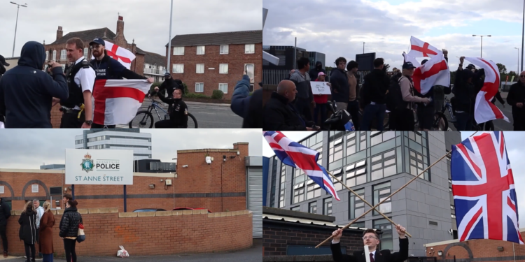 Liverpool police confronted by furious protesters over Nowak death