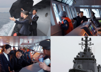 Kim Ju-ae joins DPRK leader as repaired destroyer undergoes navigation test