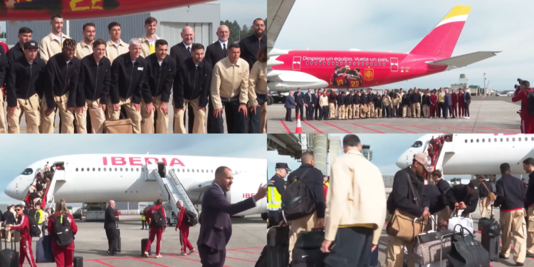 Spain squad jets out to the US with World Cup glory in its sights