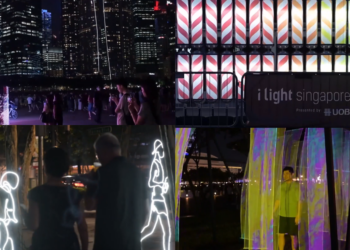 Singapore’s light festival transforms Marina Bay into interactive art playground