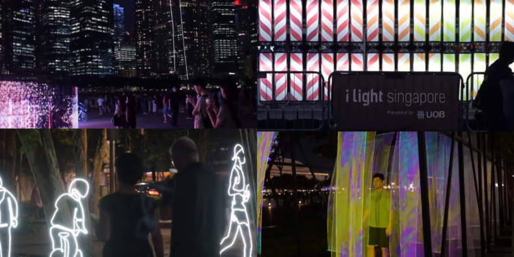 Singapore’s light festival transforms Marina Bay into interactive art playground