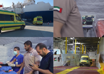Floating hospital – Gaza patients taken to UAE ship via Rafah crossing