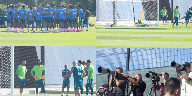 Selecao train at US base in bid to end 24-year title drought on football’s biggest stage