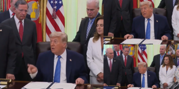 ‘We’re going to hit them again hard today!’ – Trump claims Iran ‘tapping us along, playing us for suckers’