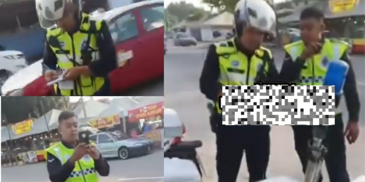 Malaysian Driver Films Police Officer, Hurls Abuse Over Traffic Summons, Gets Arrested