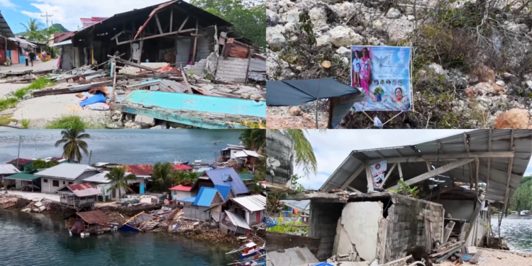 Thousands remain displaced as 7.8-magnitude earthquake leaves trail of destruction in southern Philippines