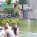 Locals jump into Canal Saint-Martin as heatwave pushes France towards 40°C