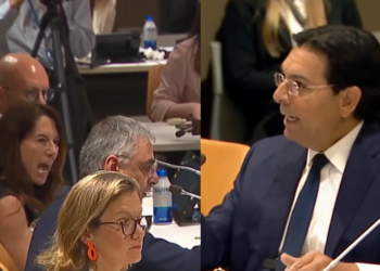 Chaos at UN as Israel’s envoy clashes bitterly over sexual violence report