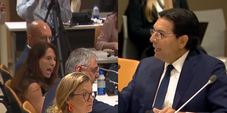 Chaos at UN as Israel’s envoy clashes bitterly over sexual violence report