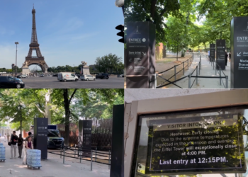 Eiffel Tower shuts gates early as 40°C heatwave grips Paris