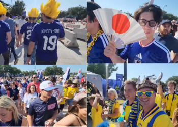 Japan fans back Samurai Blue ahead of Brazil knockout clash