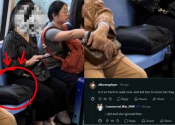 Passenger Blocks Empty Seat With Bag On Crowded MRT Train, Sparking Etiquette Debate