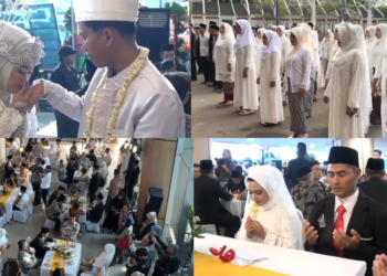 Dozens of couples say ‘I do’ at Jakarta mass wedding