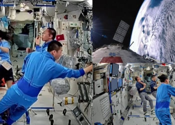 Shenzhou-23 crew bakes pumpkin in China’s Tiangong space station amid frontier science experiments