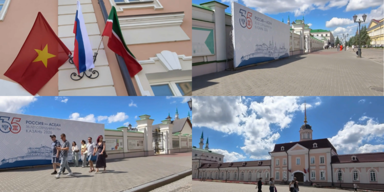 Russia decked with flags and ASEAN banners as leaders head to landmark summit
