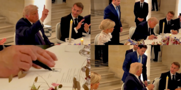 Signed! – Trump inks deal to end war with Iran during Versailles dinner with Macron