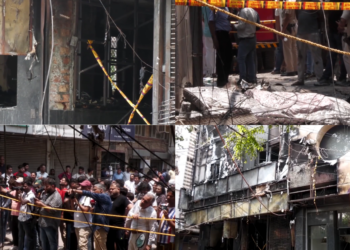 At least 21 dead as blaze consumes two Delhi hotels amid illegal, unsafe operations