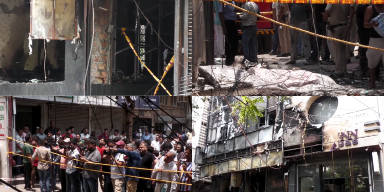 At least 21 dead as blaze consumes two Delhi hotels amid illegal, unsafe operations