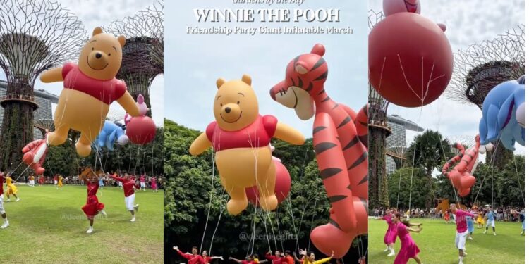 Winnie the Pooh’s Friendship Party Heads to Gardens by the Bay This June