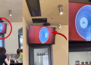 Restaurant Customers Search for a Breeze, Only to Realise the Fan Was on the TV