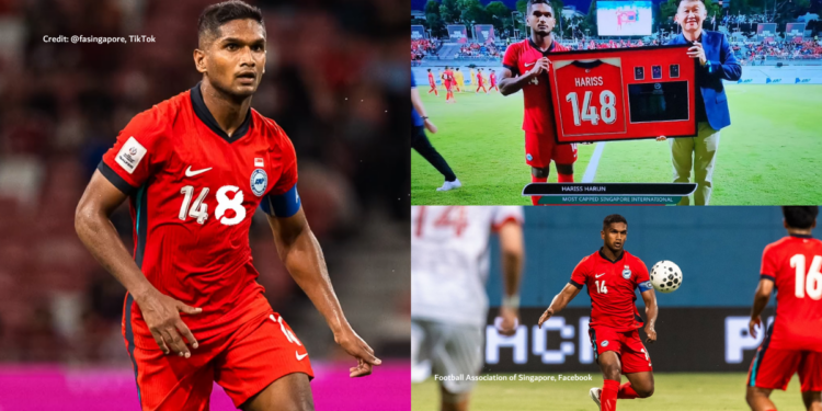 Hariss Harun Becomes Singapore’s Most-Capped Footballer With Record 148th Appearance
