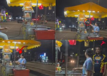 Customer Becomes Chef: Hungry Customer Starts Cooking Before Stall Owner Returns