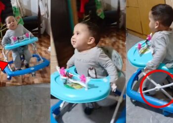 Baby Realizes He Can Walk And Decides To Ditch The Walker