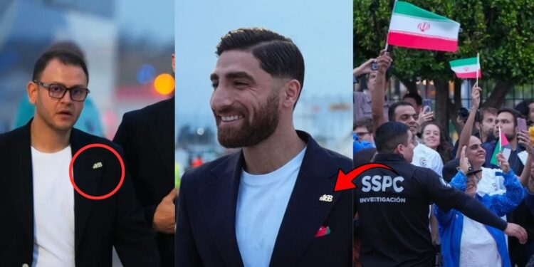 Iran World Cup Players Wear Tribute Pins For 168 Victims Of School Strike