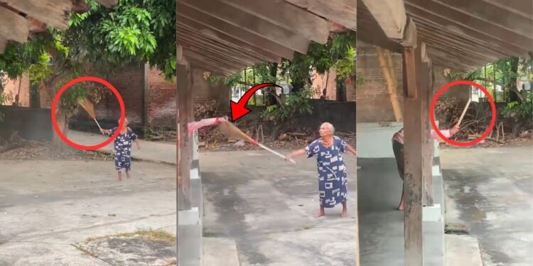 Two Grandmas Fight Like Action Stars In A Backyard Battle But Never Land One Hit