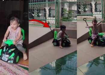 Toddler Shows Off Impressive Drift Skills On Her Toy Car At Home