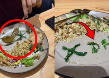 Forget Google Reviews, People Are Now Spelling Out Their Complaints Directly On The Plate