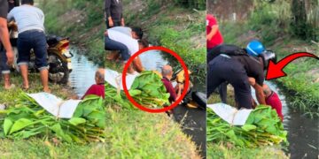 Heartwarming Rescue As Helpful Strangers Save Grandpa and Drowned Bike