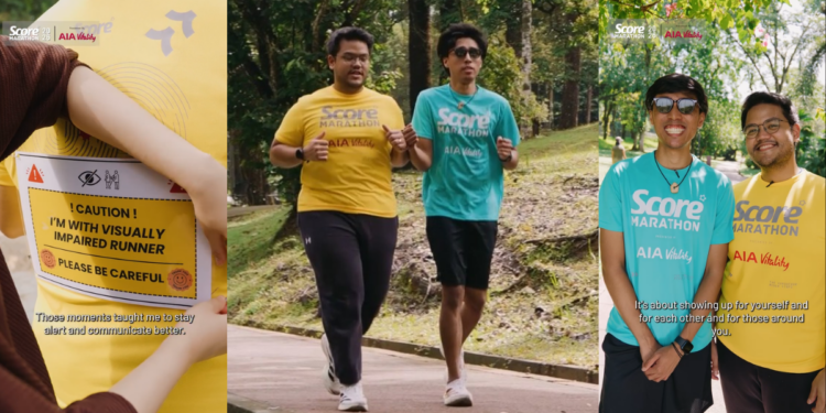 Visually Impaired Runner Takes On First Full Marathon With Best Friend Guiding Every Step