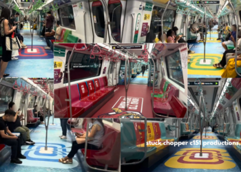 Singapore MRT Train Transformed Into a FIFA World Cup-Themed Football Museum